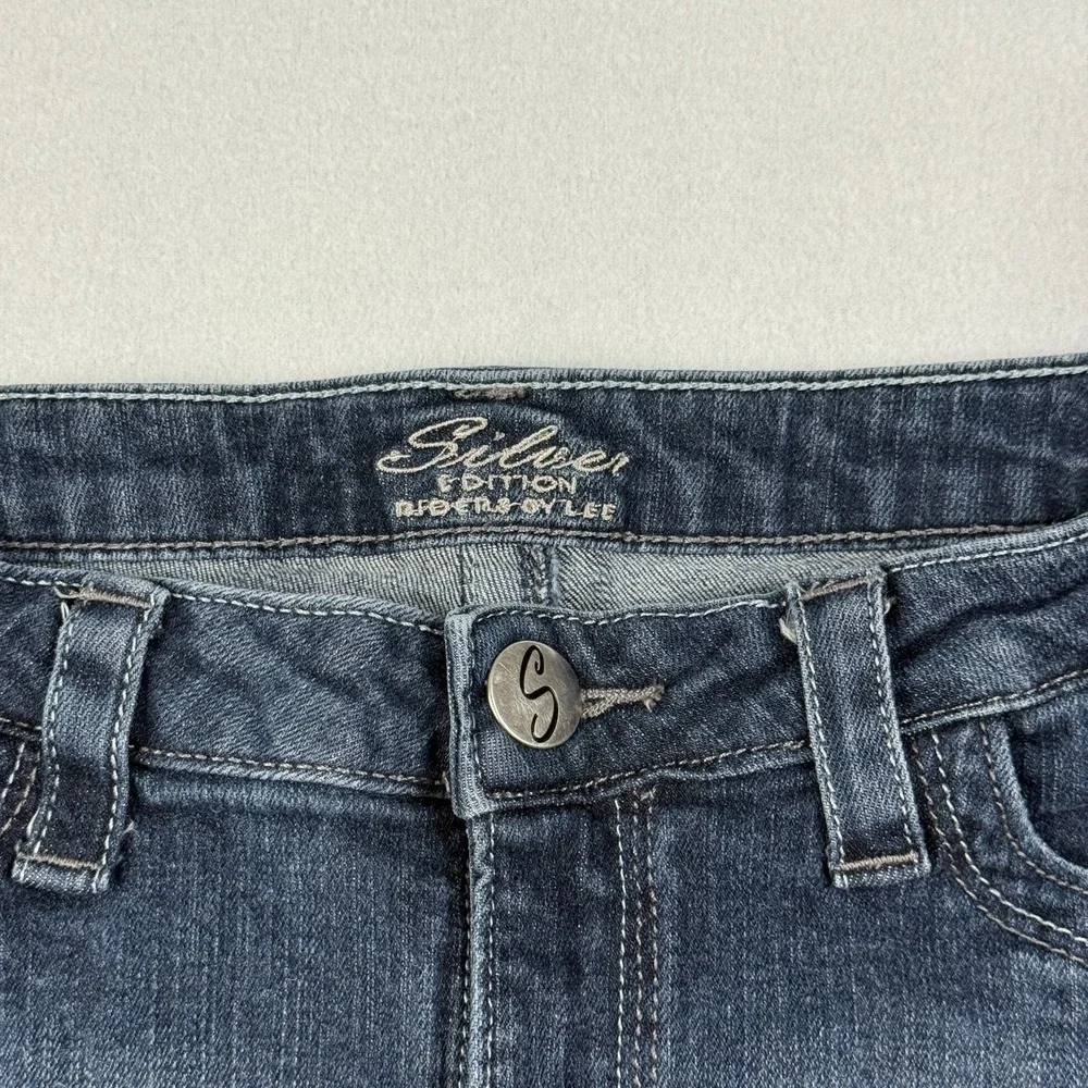 Lee Riders Silver‎ Edition Womens Bermuda Shorts Size 14M (31x10 fit) Distressed